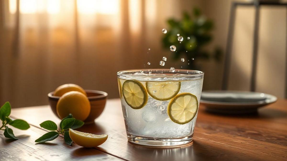 Água com Limão e Seu Impacto no Metabolismo