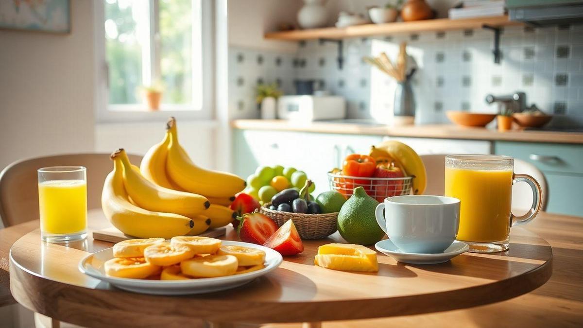Alimentação Saudável na Manhã