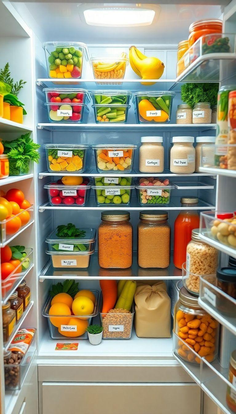 Descubra como organizar sua geladeira e manter a dieta perfeita