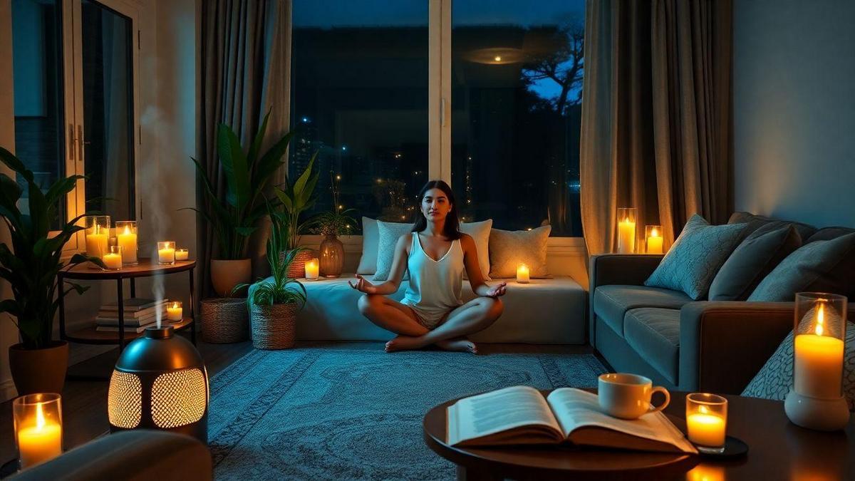 Práticas Relaxantes para uma Noite Desintoxicante