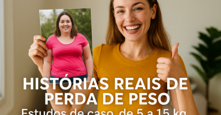 Histórias Reais de Perda de Peso: Estudos de Caso de 5 a 15 kg
