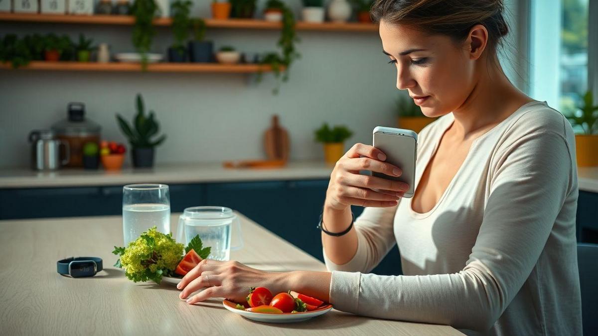 Ferramentas de monitoramento e autocontrole para como emagrecer de forma sustentável