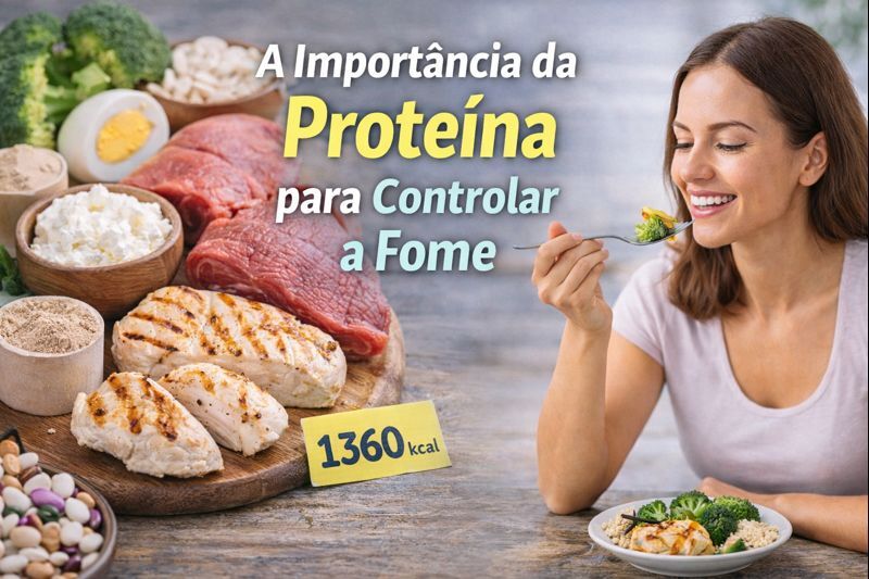 Alimentos ricos em proteína ajudando a controlar a fome e emagrecer sem passar fome