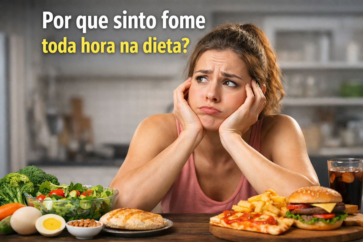 por que sinto fome toda hora na dieta mesmo tentando emagrecer