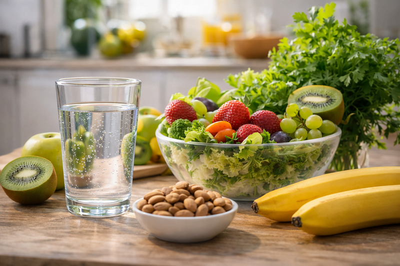 Alimentos naturais e hidratação como hábitos que aceleram resultados no plano de emagrecimento simples para começar hoje